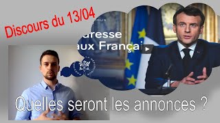 #discours Emmanuel #macron 13/04/20 coronavirus : synthèse anticipée