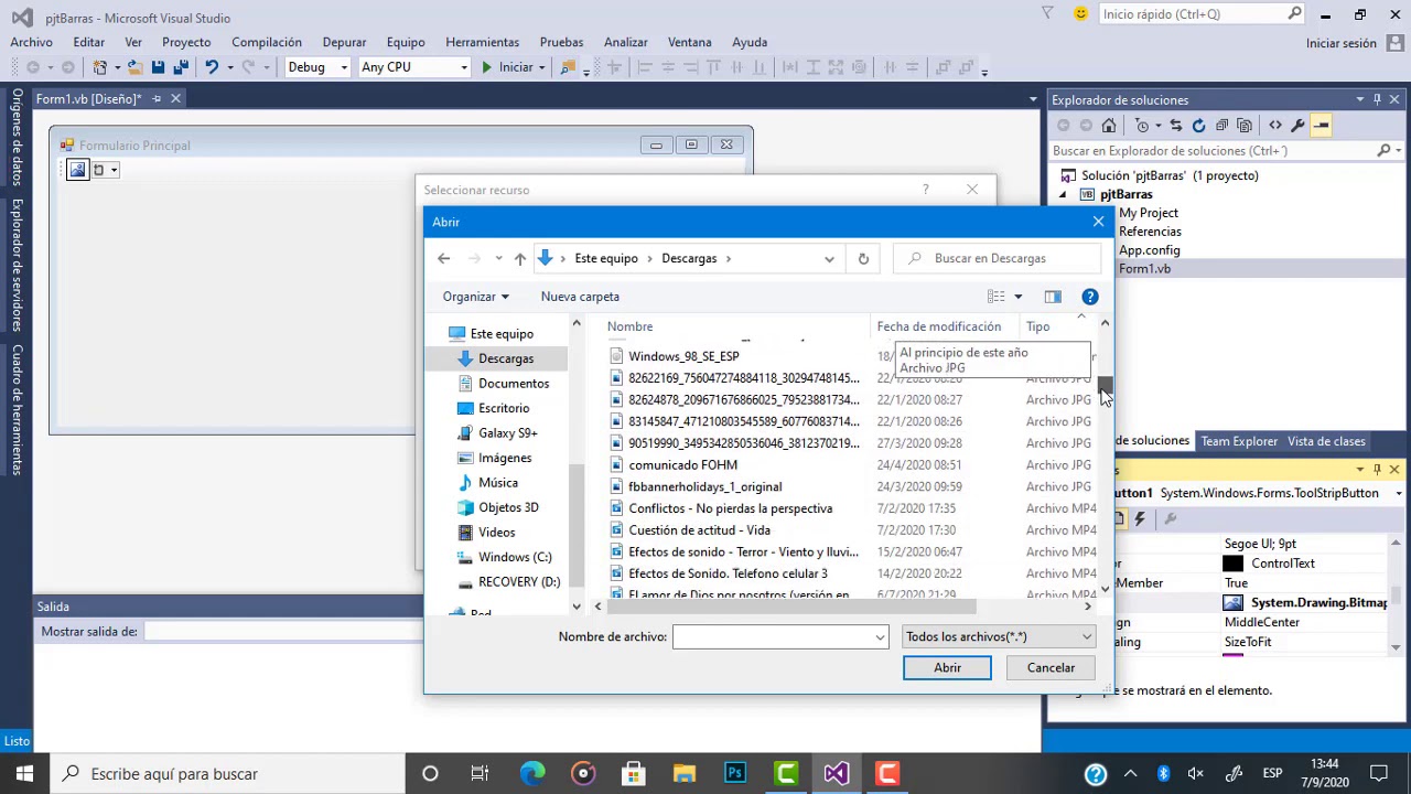 Barras de Herramientas en Visual Basic 2015 YouTube Barras de Herramientas en Visual Basic 2015 YouTube