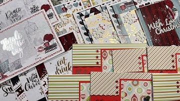 How Many card can I Create With 3 Christmas 6x6 Paper Pads