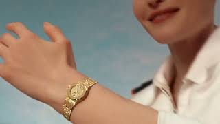 Mini yet mighty   Royal Oak Mini Frosted Gold Quartz   AUDEMARS PIGUET