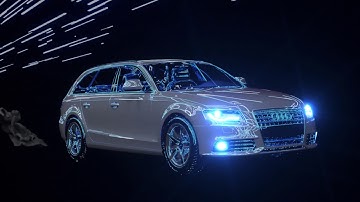 Video Mapping - Audi A4 Car Projection Mapping