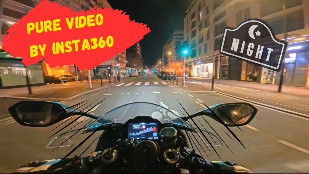 Night ride avec insta360 ACE PRO2