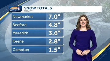 Video: Cold weather as snow moves out