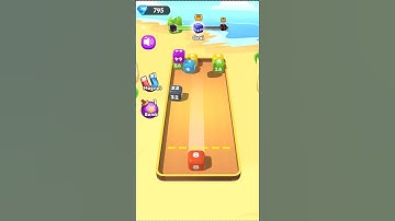 Chain Cube 2048 3D Merge Game puzzle game #shorts