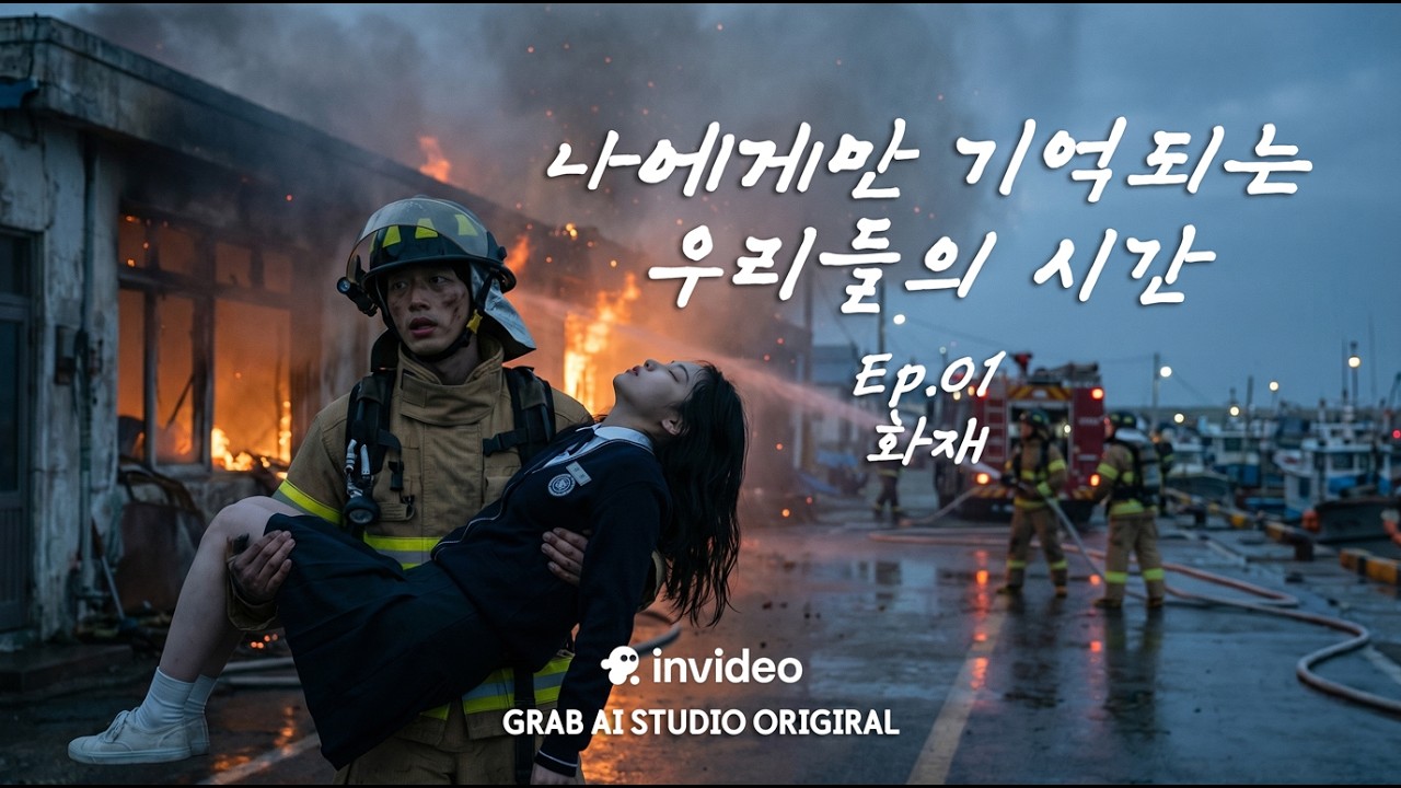 나기우시 EP.01 화재 | 나에게만 기억되는 우리들의 시간 | AI 숏드라마