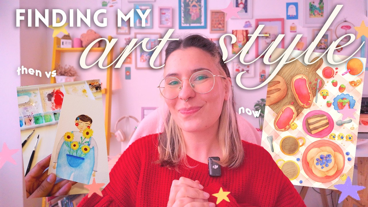My Art Style Evolution🌷 How I created my illustration style over the last 13 years