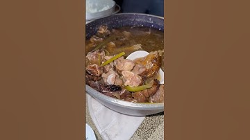 Masakan daging rusa🤤 #kalimantan