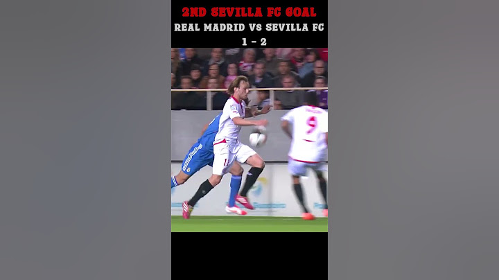 2ND SEVILLA FC GOAL BY CARLOS BACCA  ( REAL MADRID 1 – 2 SEVILLA FC)
