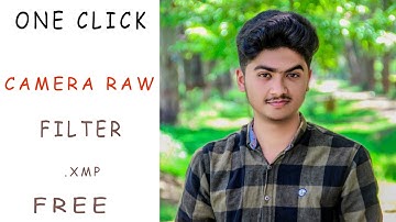 How to add Camera Raw 1 Click Preset on Adobe Photoshop CC (Urdu/Hindi)