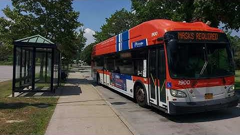 SCT/NICE bus: 2015 NFI XN40 + 2020 NFI XDE40 #1900 #7060 on the S1 + N70