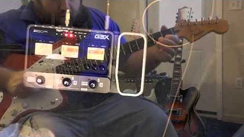 Zoom G3x Live looping with drums (When You walk Into the Room)