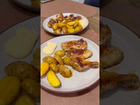 Карамелизированные крылышки в духовке 🍗#food #крылышки #cooking #recipe #куриныекрылышки #крылья