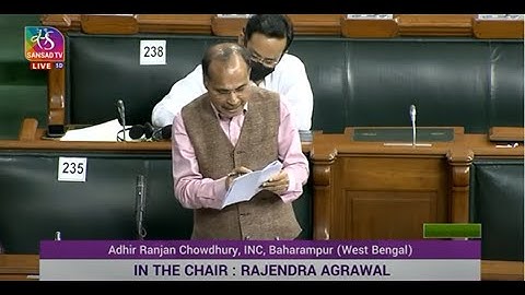Adhir Ranjan Chowdhury | Discussion on the Demands for Grants of the Ministry of Civil Aviation
