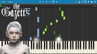 The GazettE - PLEDGE (Synthesia Piano tutorial+ Midi & Sheets) screenshot 4