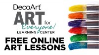 Art For Everyone Free Digital Art Lessons From Decoart