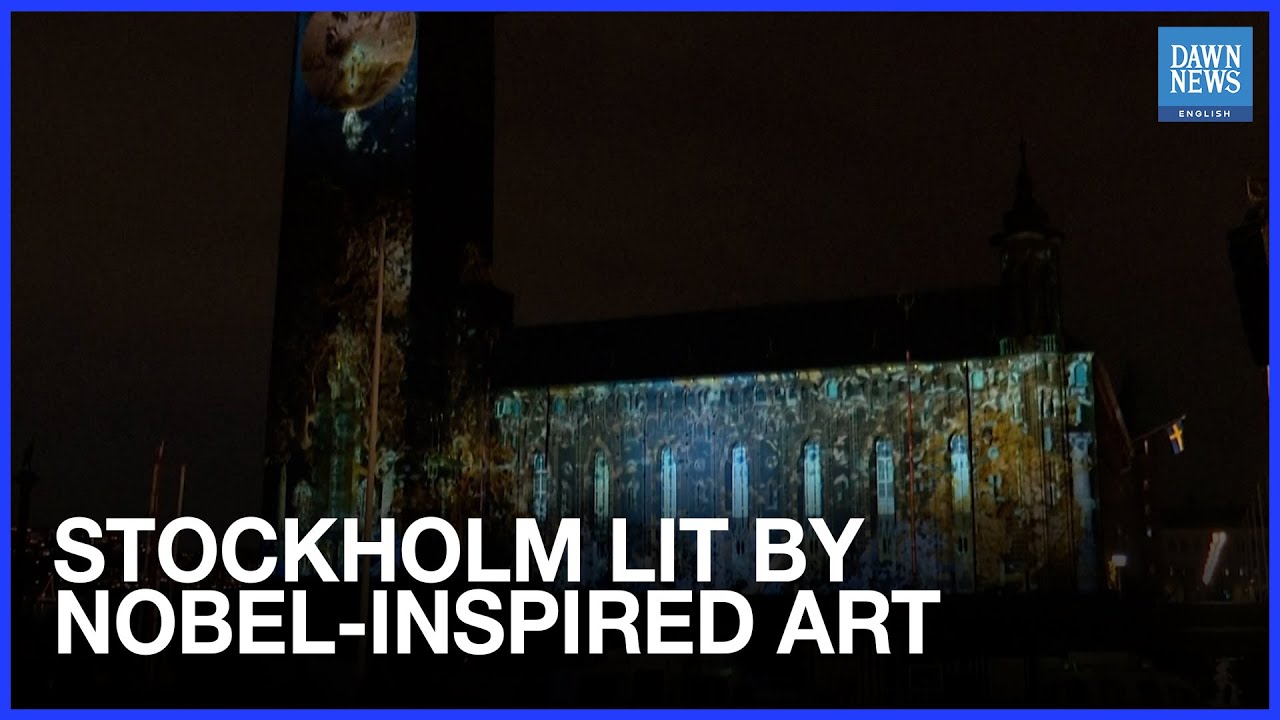 Nobel Inspired Light art Brightens Stockholm’s Winter Darkness | Dawn News English