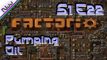 Factorio Tutorial / Lets Play - S1 E22 - How to Pump Oil
