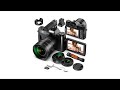 Review Yatao Digital Camera – 6K 64MP Flip Screen, Dual Lens Vlogging Camera Kit