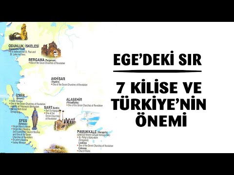 7 kilise ve Evangelistler için Ege bölgesinin önemi