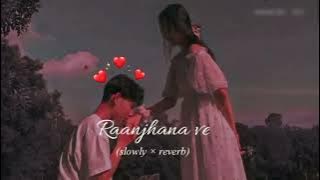 Raajhana Ve | [ Slowed  Reverbs ] | Best Lofi Song | SK Lofi Music #trending #Song