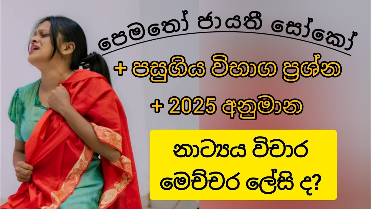 පෙමතෝ අනුමාන හා පසුගිය විභාග විචාර | නාට්‍යය විචාරයක් ලියන්නේ කොහොමද | 2025 AL #ALexam #sinhala
