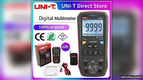 UNIT UT60S UT60BT Smart Digital Multimeter 1000V AC DC Voltmeter Ammeter True RMS Frequency Meter