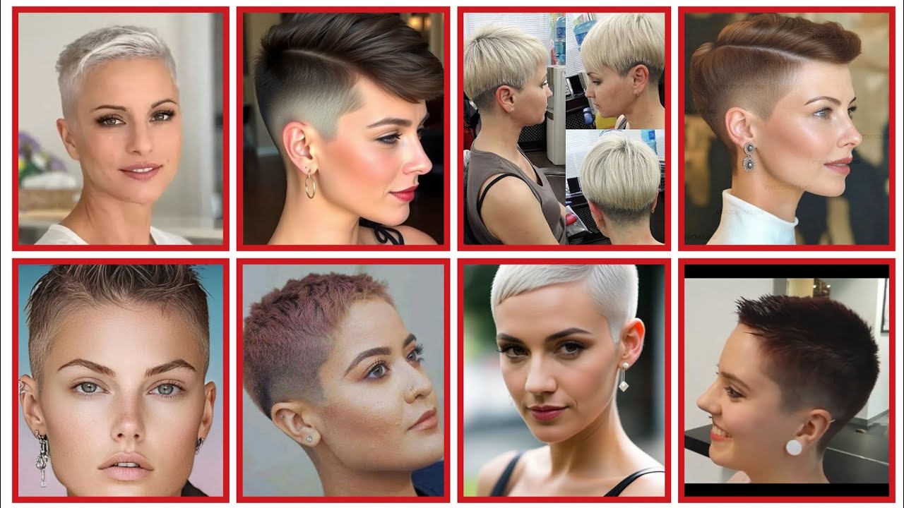 Increíbles cortes de pelo cortos y rapados con estilo 2026!!??