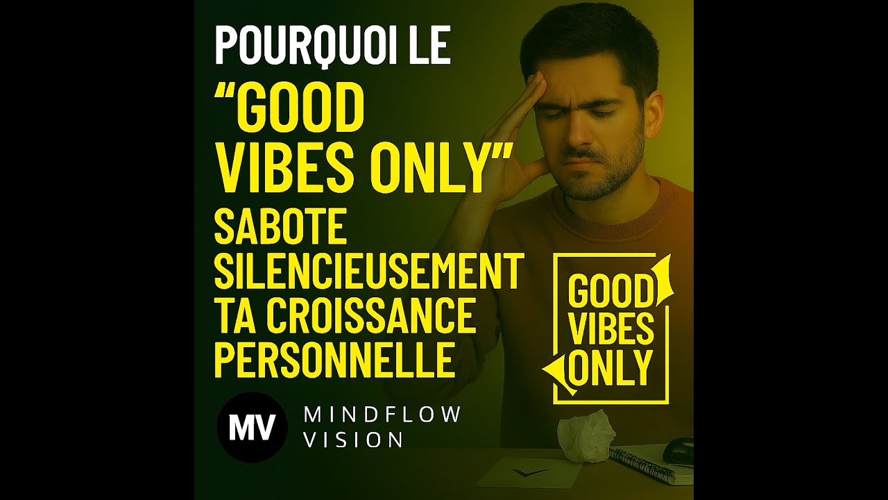 Pourquoi le ‘good vibes only’ sabote silencieusement ta croissance personnelle