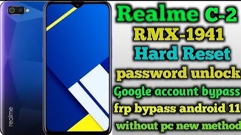 realme c2 rmx1941 hard reset frp unlock without pc 100% done #viral #trending #trendingvideo