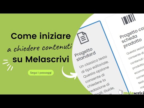 Scopri come usare Melascrivi per i tuoi Contenuti - video from Melascrivi