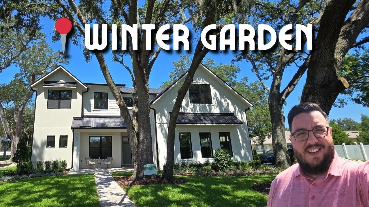 Tour pela Casa MAIS IMPRESSIONANTE no Centro de Winter Garden | Custom Home!