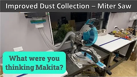 Improved Dust Collection On The Miter Saw