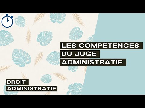 Les Compétences du Juge Administratif et du Juge Judiciaire : [Droit Administratif]