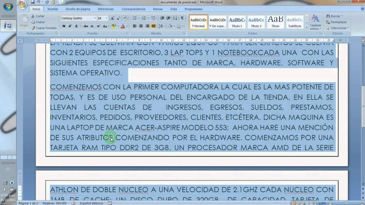 Como Crear Una Macros con Office Word 2007 YouTube