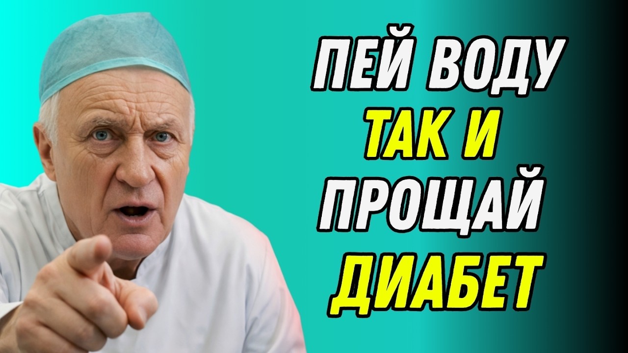Одна привычка с водой, которая ломает поджелудочную после 50