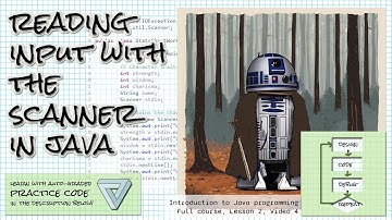 How the Scanner works to read console input in Java; Intro to Java (full course) Lesson 2 Video 4