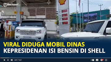 Viral Diduga Mobil Kepresidenan yang Dipakai Prabowo Isi Bensin di Shell