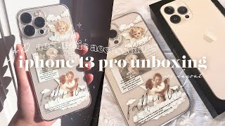 iphone 13 pro max gold ✨ + cute accessories & ios setup