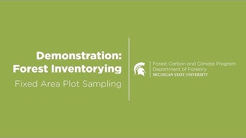 Forest Inventory: Demonstration