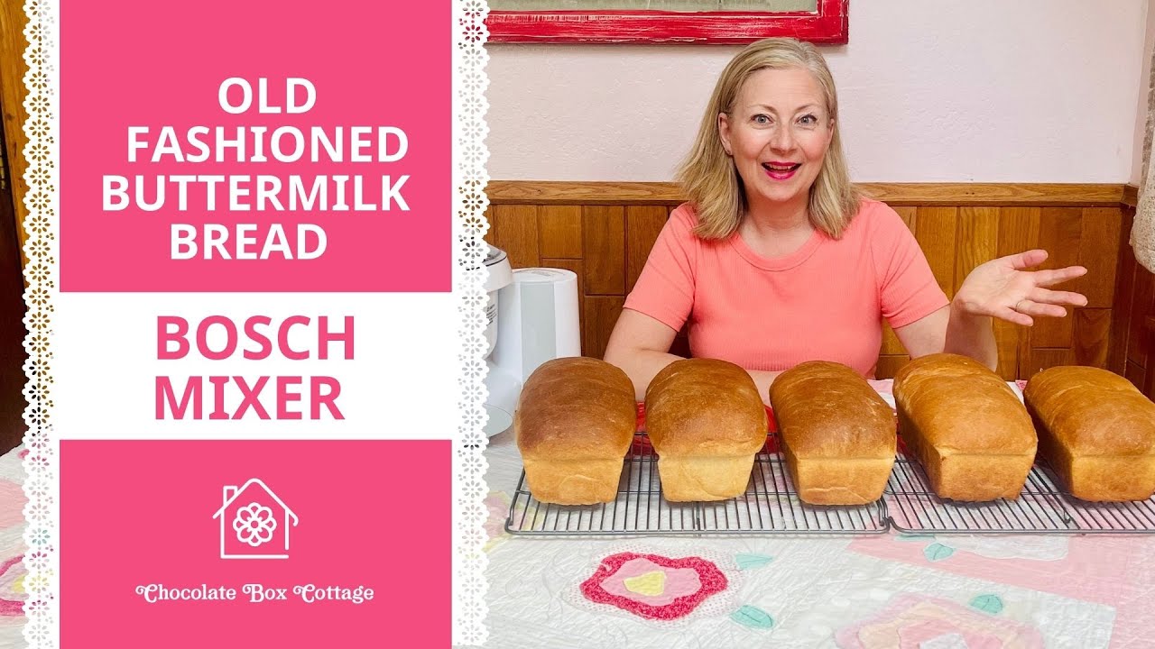 Whole Wheat Buttermilk Bread with Your Bosch Mixer YouTube