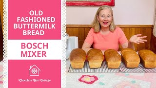 Whole Wheat Buttermilk Bread with Your  Bosch Mixer