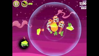 Angry Birds Space E-7 Utopia Golden Eggesteroid (Egg) #7 Walkthrough 3 star