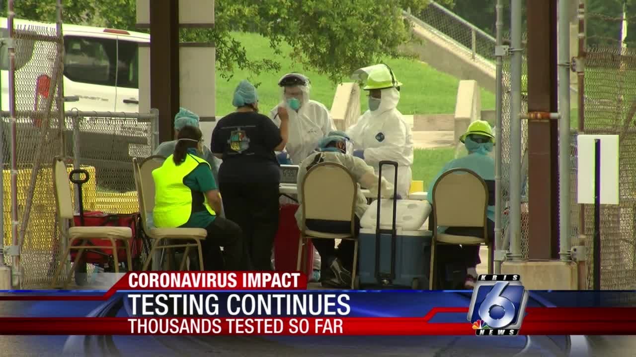 Nueces County testing continues YouTube