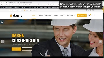 How to install Darna - Construction & Building WordPress theme