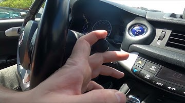 How to Enable or Disable Front Windshield Wipers in Lexus CT ( 2010 – 2021 )