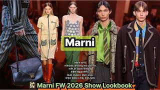 Marni Fall/Winter 2026 Runway Show