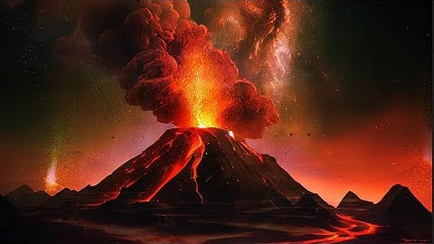 Volcano Eruption Simulation using Blender | AR/VR | Blender 3D Model | Dhruva Kashyap
