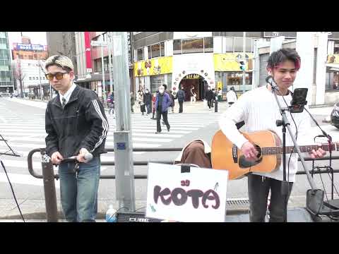 23.3.5　#今夜のクリスマス（川崎鷹也）＃KOTA（コタ）＃COLLINS【コリンス】＃路上ライブ　＃金山　＠kota_song　　＠colli_ns.3