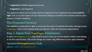 Fixing Swipe Direction in ViewPager for Android Fragments