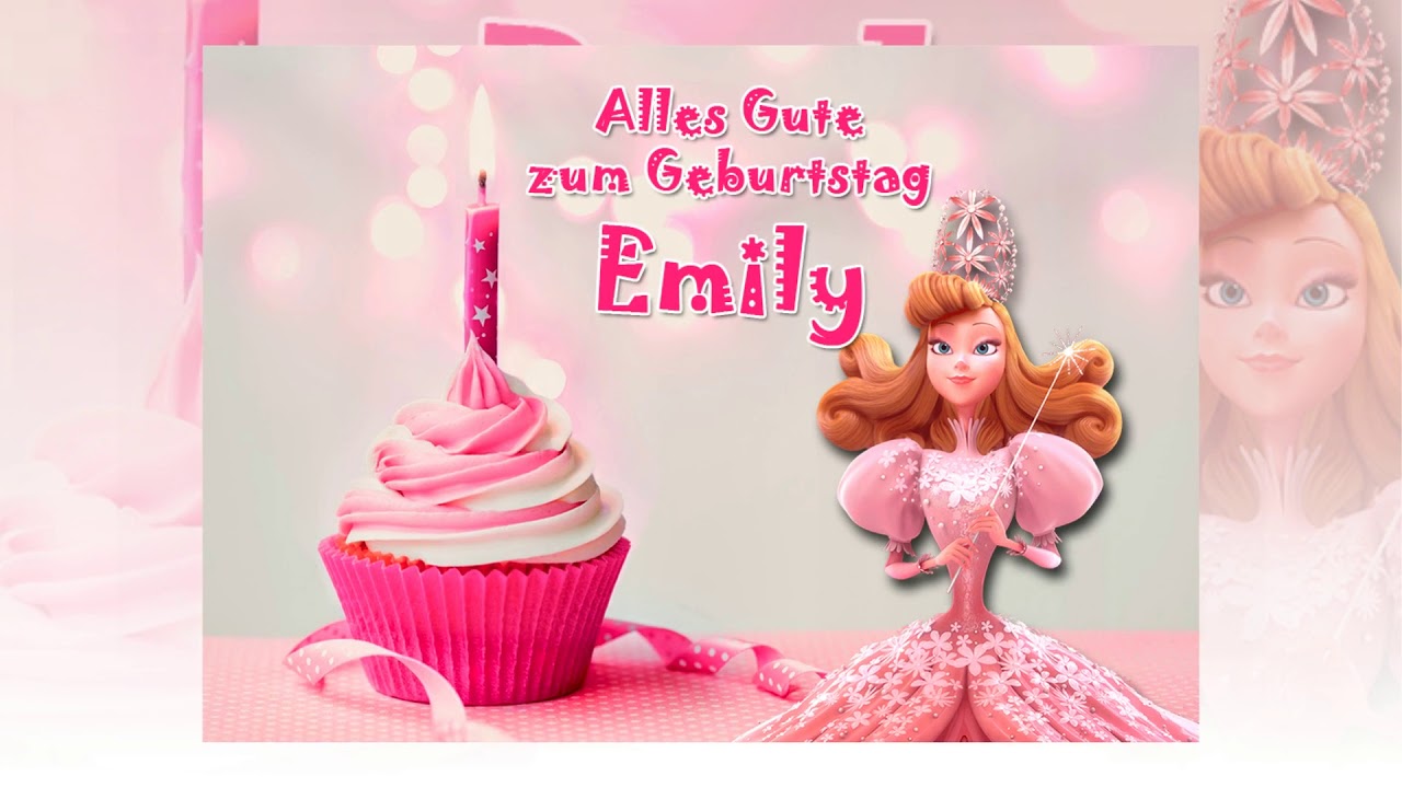 Alles Gute Zum Geburtstag A6 Grusskarte Emily Erdbeer Etsy